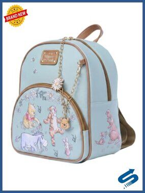 Faux Leather Mini Backpack Handbag with Front Pocket